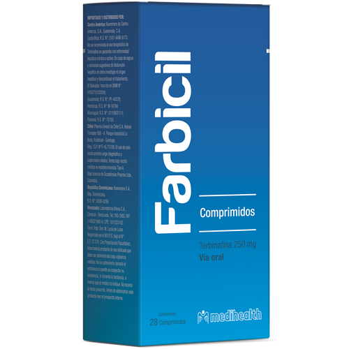 Farbicil Comprimidos 250 mg Pack