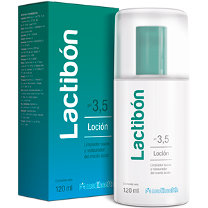 Lactibón Loción - Limpiador suave, restaurador del manto ácido