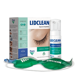 Lidclean - Espuma limpiadora de párpados y pestañas